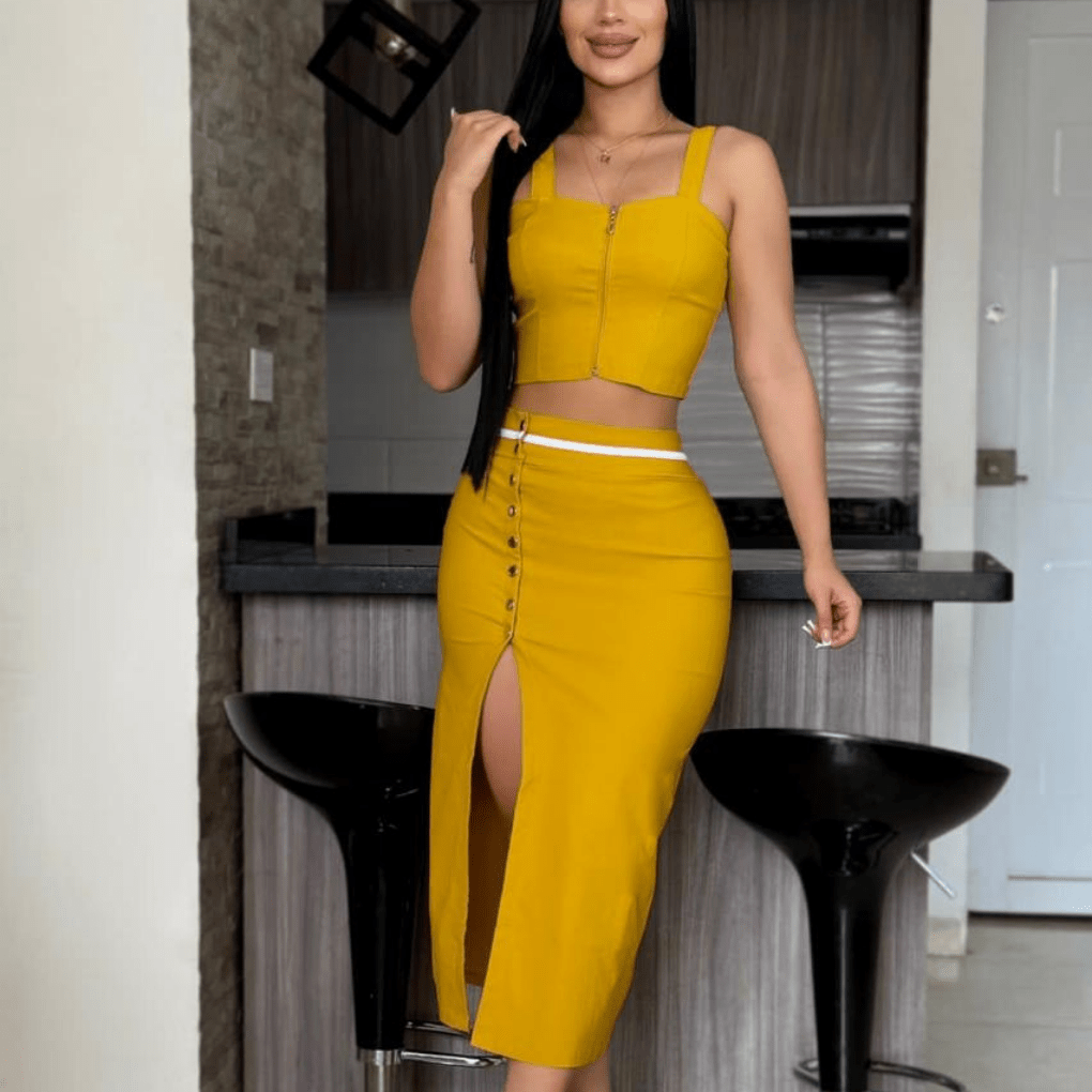 Conjunto Falda Y Blusa 2132 para mujer – Tendencias en Colombia – Compra Ahora en Click Boom Shop