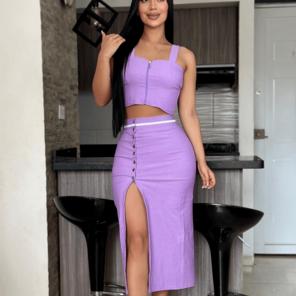 Conjunto Falda Y Blusa 2132 para mujer – Tendencias en Colombia – Compra Ahora en Click Boom Shop